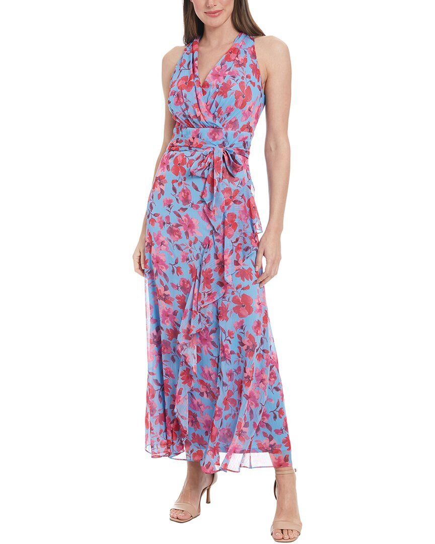 런던 맥시 드레스 London Times Halter Sash Maxi Dress 1050201049