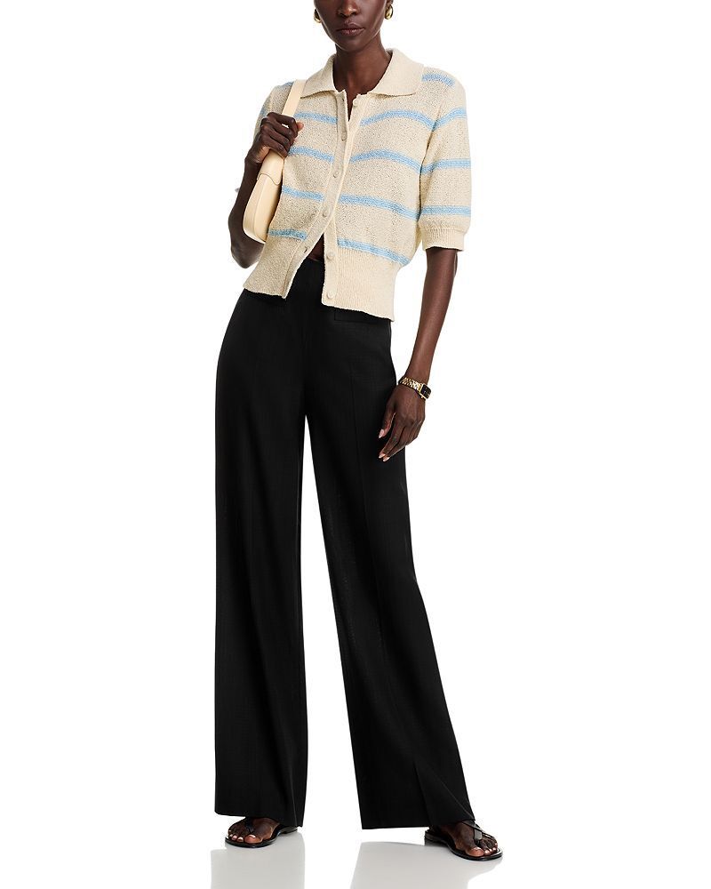 스트라이프 폴로 넥 스웨터 Cherry Stripe Polo Neck Sweater 5474468