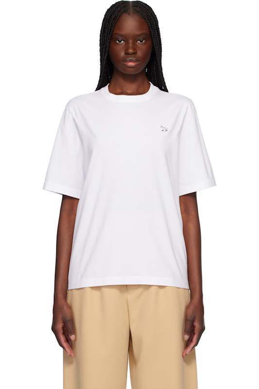 화이트 베이비 폭스 패치 컴포트 티셔츠 White Baby Fox Patch Comfort T-shirt 17313181