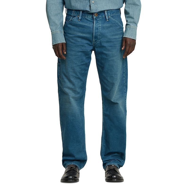 남성 스트레이트 핏 데님 Men's Dakota Logger Straight Fit Jeans 21244231 Faded Indigo Gd