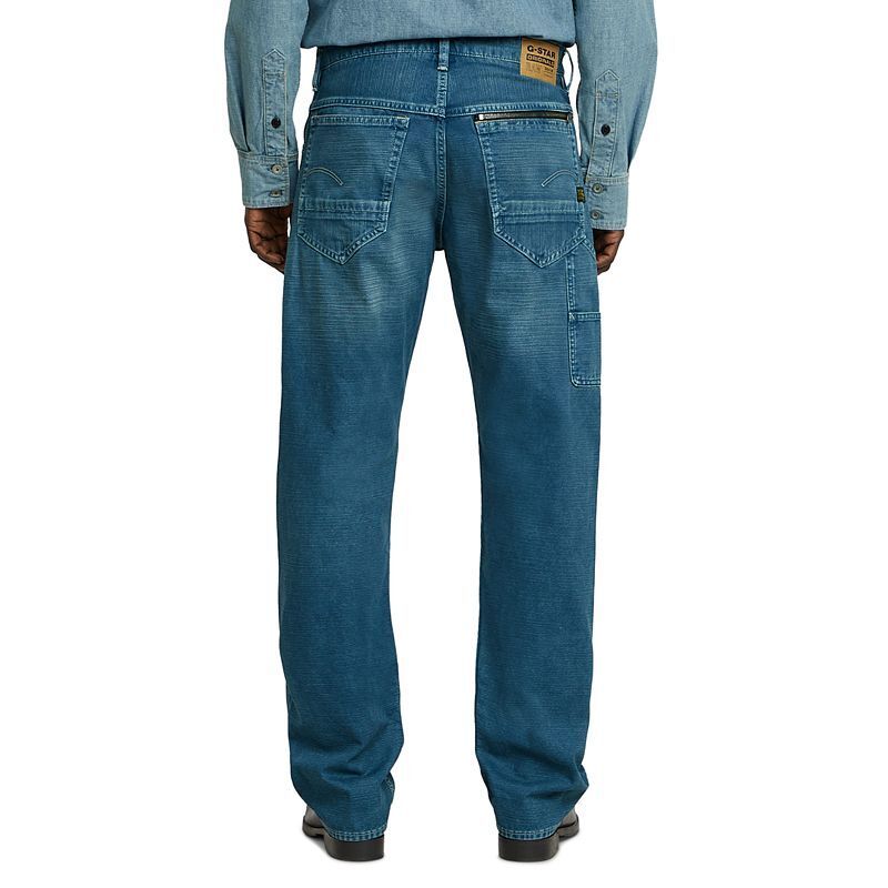 남성 스트레이트 핏 데님 Men's Dakota Logger Straight Fit Jeans 21244231 Faded Indigo Gd