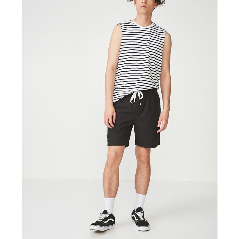 남성 숏 Men's Easy Short 18581749 Black Texture