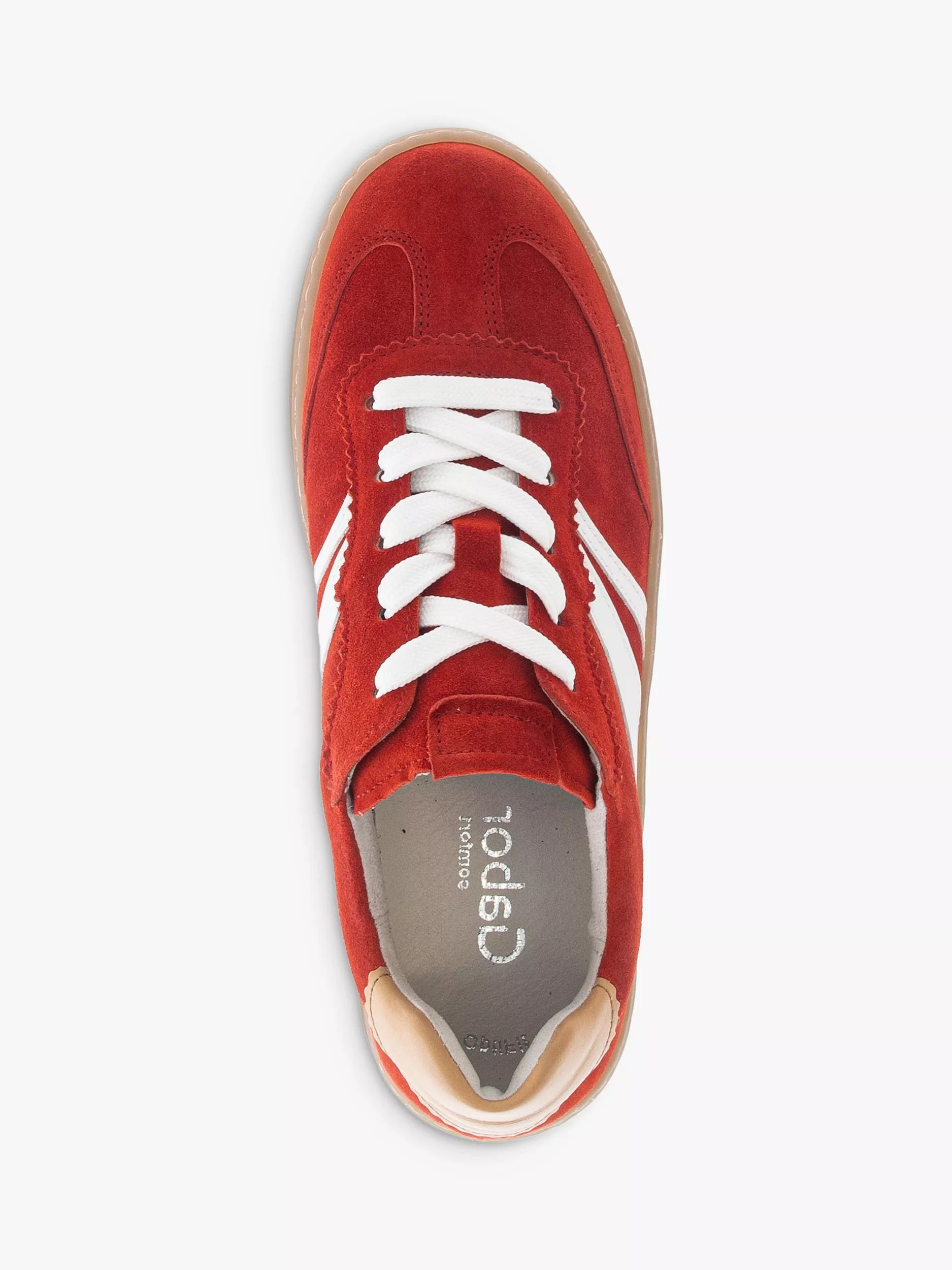 와이드 핏 스웨이드 레트로 스니커즈 Dahma Wide Fit Suede Retro Trainers, Red/Multi 112892003