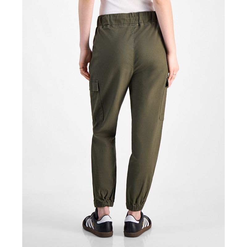 하이 유틸리티 조거 팬츠 Juniors' High Waisted Pull On Utility Jogger Pants  11334054 Olive