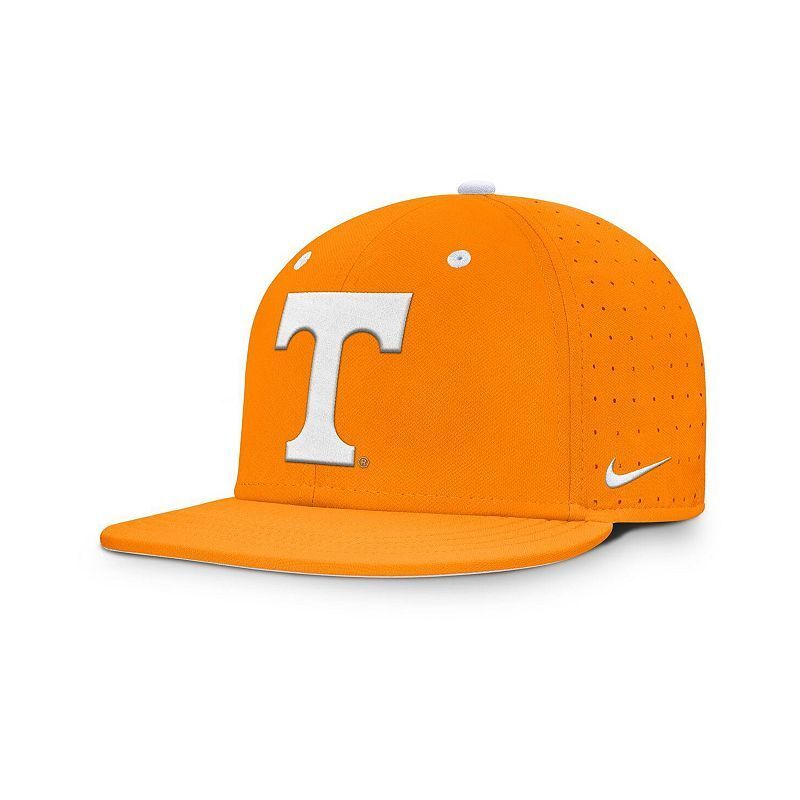 남성 오렌지 퍼포먼스 핏 모자 Men's Tennessee Orange Tennessee Volunteers On-Field Dugout True Performance Fitted Hat 21773516 Tennessee Orange
