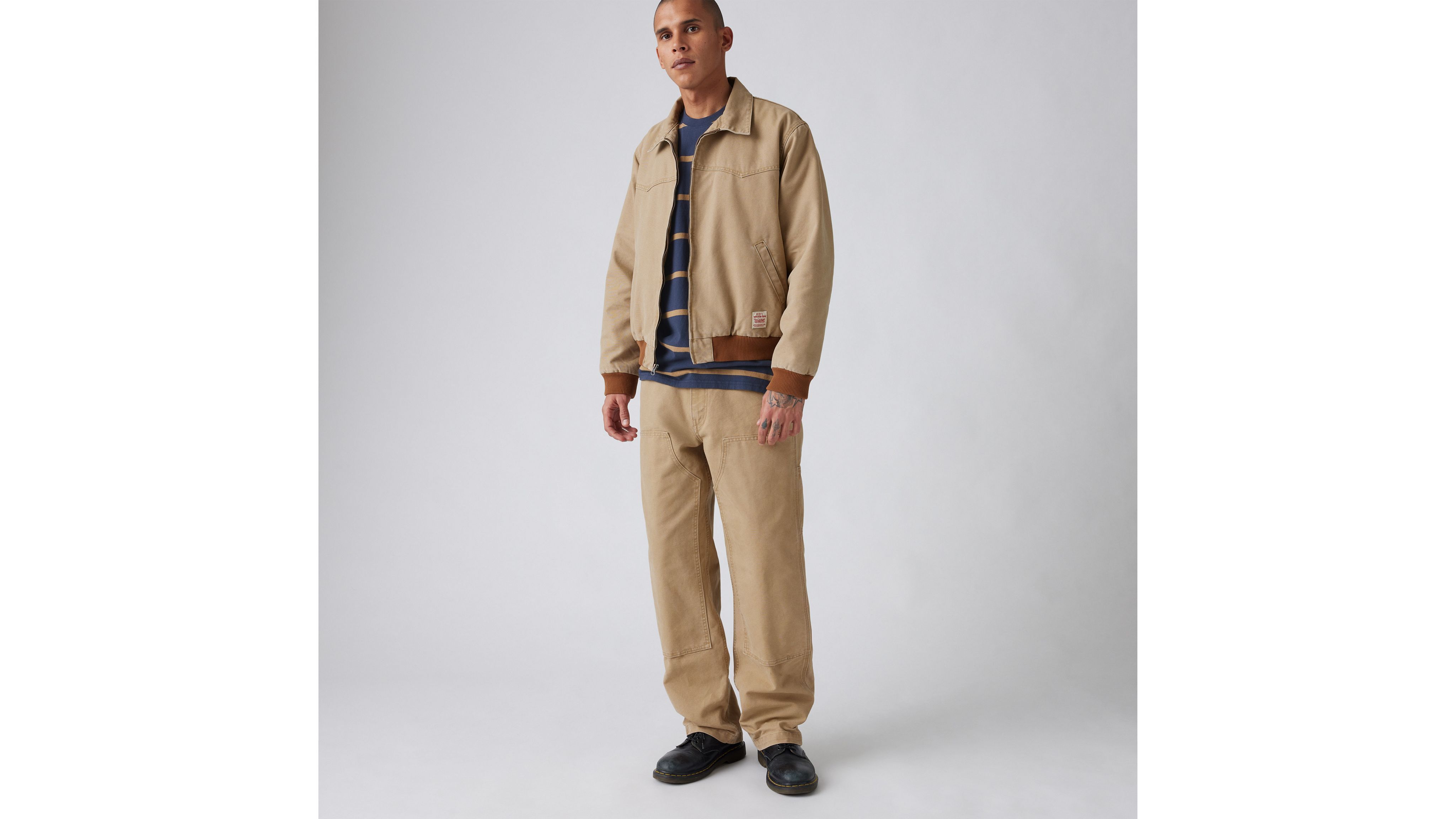 루즈 스트레이트 남성 데님 568™ Loose Straight Double-knee Carpenter Men's Jeans A73670010