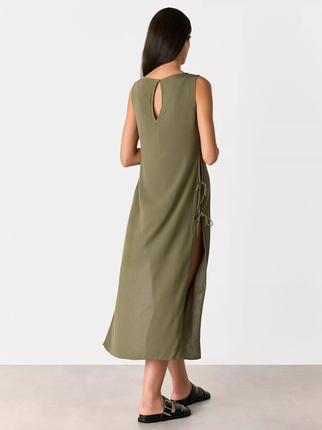 타이 사이드 비치 드레스 Tie Side Beach Dress 113191182 Khaki