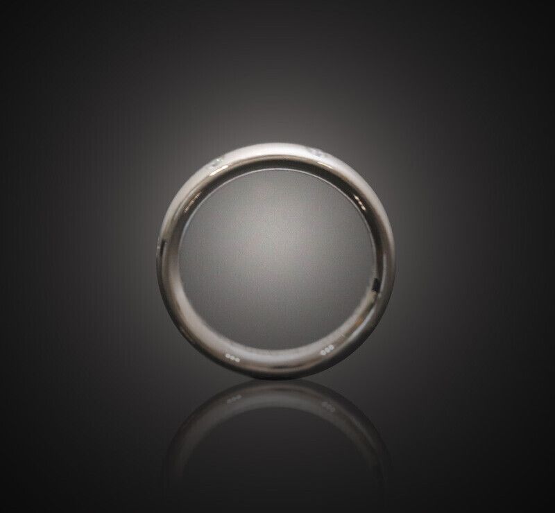 중고  땅뜨레망 에또왈 웨딩밴드 플래티늄 다이아3P 47호 2.5MM 7241679226