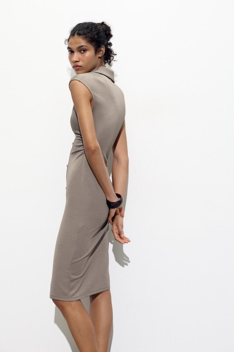 셔츠 드레스 PIQUE SHIRT DRESS 436875174