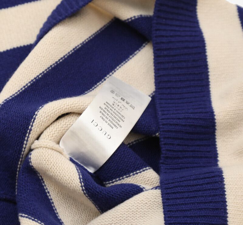 thaihoabaodap93  GUCCI トラ刺繍 Gucci Stripe Tiger Embroidery Wool Knit L 499250 123095968