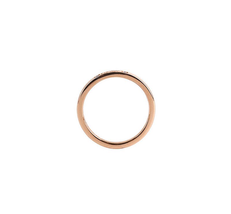 18k 중고  발레린 웨딩밴드 18K 로즈골드 다이아 3P 49호 2MM 7241760122