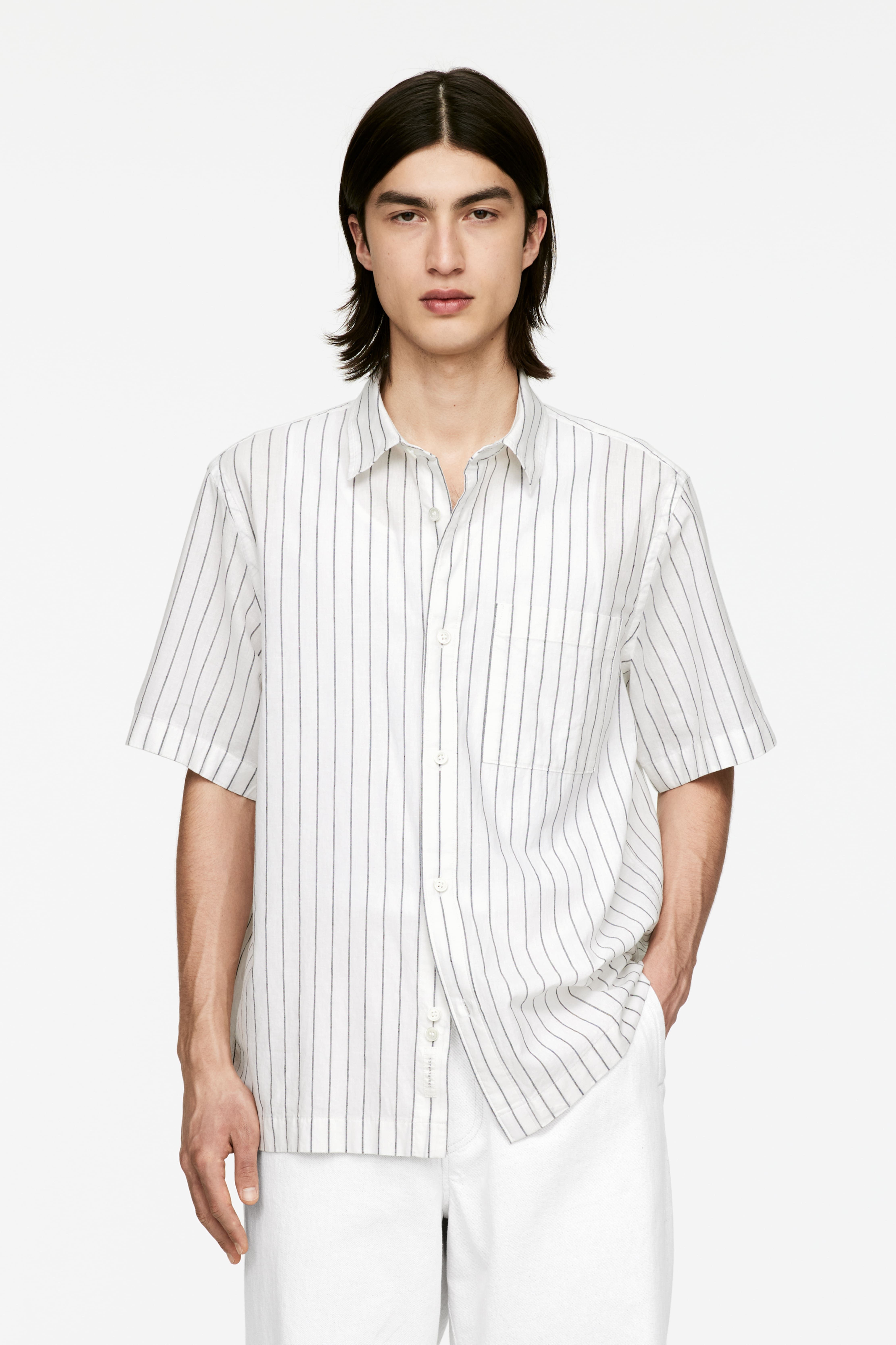 릴렉스 코튼 린넨 셔츠 Relaxed Cotton Linen Shirt 1276575001