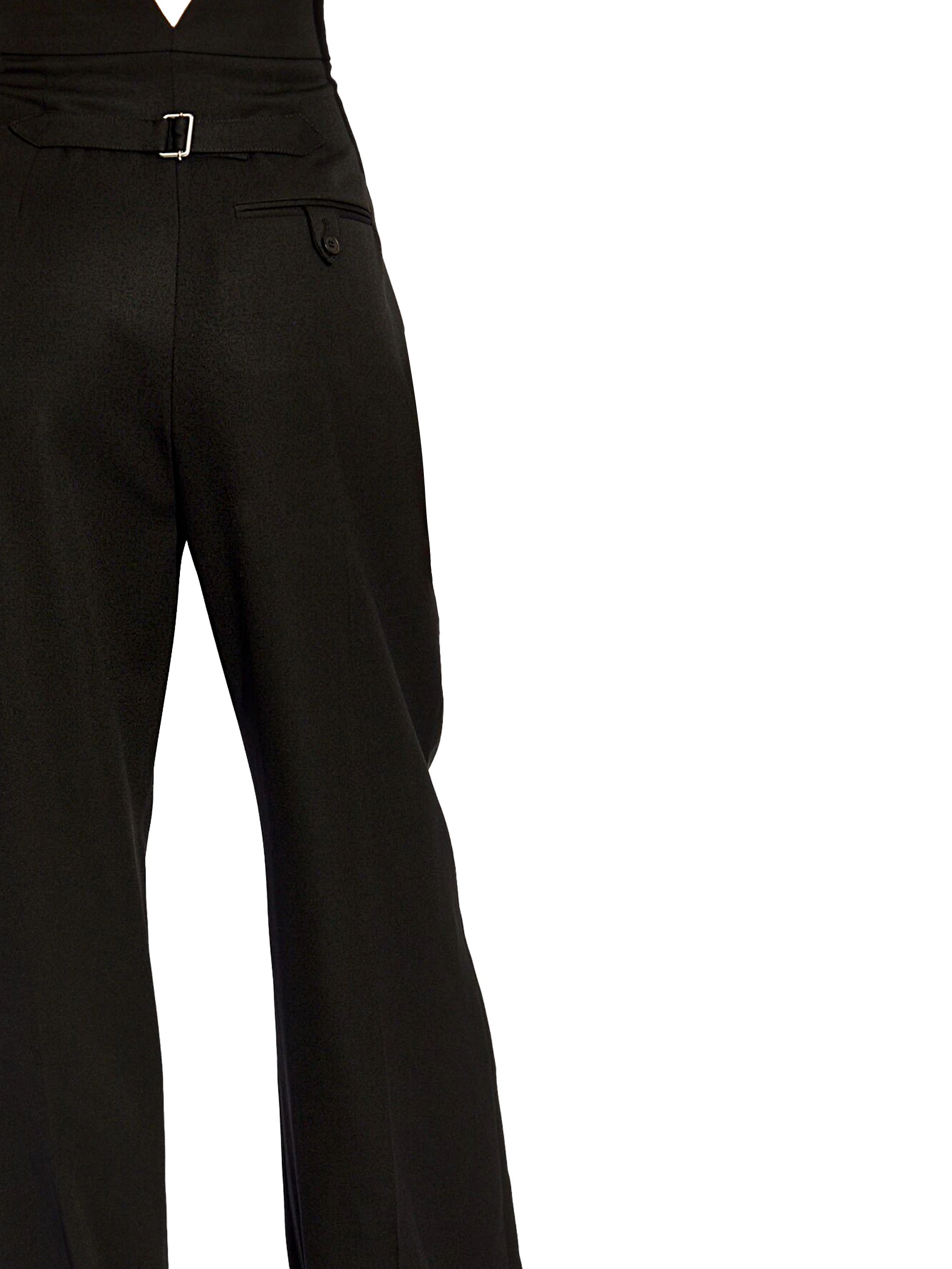 바지 블랙 Alexander McQueen Trousers Black 21407657