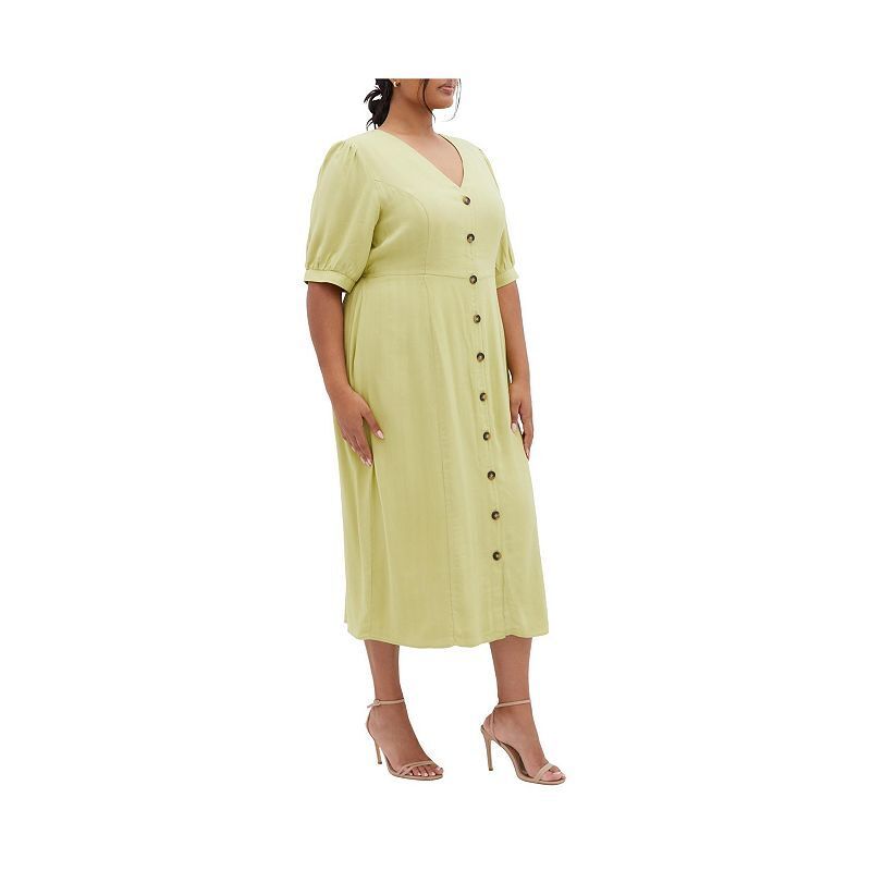 드레스 Plus Size Charli Dress 21264826 Light khaki