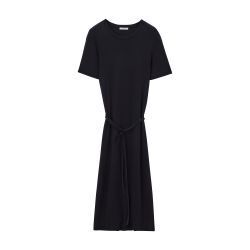 벨트 티셔츠 드레스 Belted rib t-shirt dress LMA9BN7BGRY1T1AA00 squid ink
