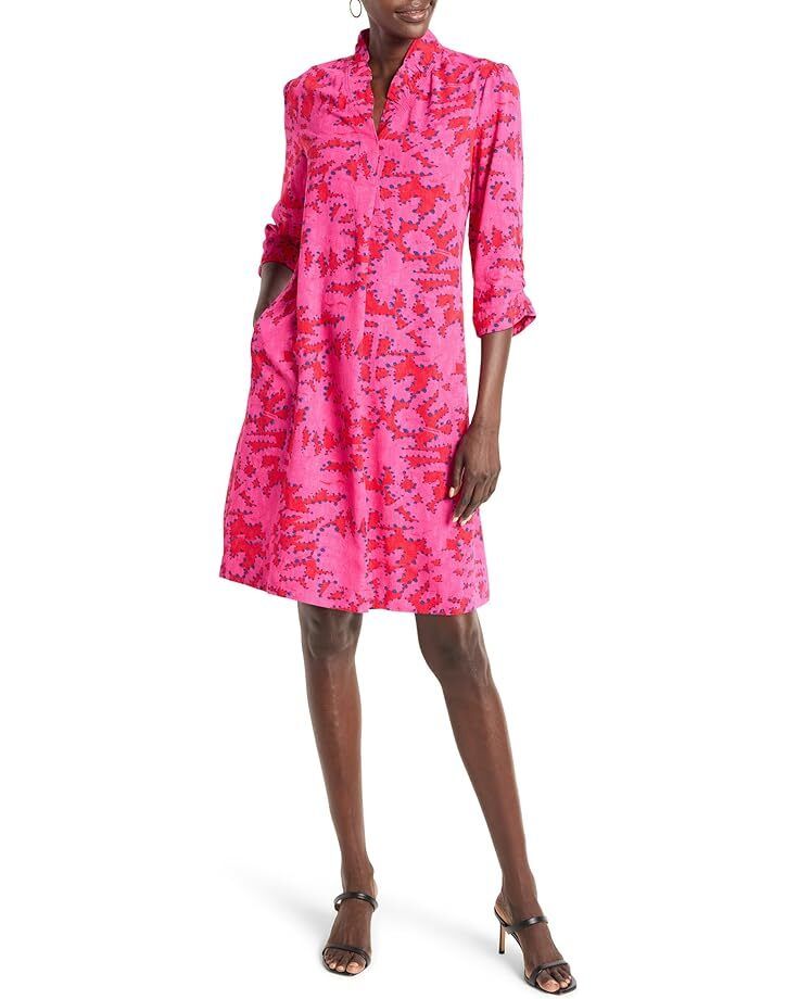여성 러플 업 드레스 Women's NIC+ZOE Clashy Petals Ruffled Up Dress  100087087189