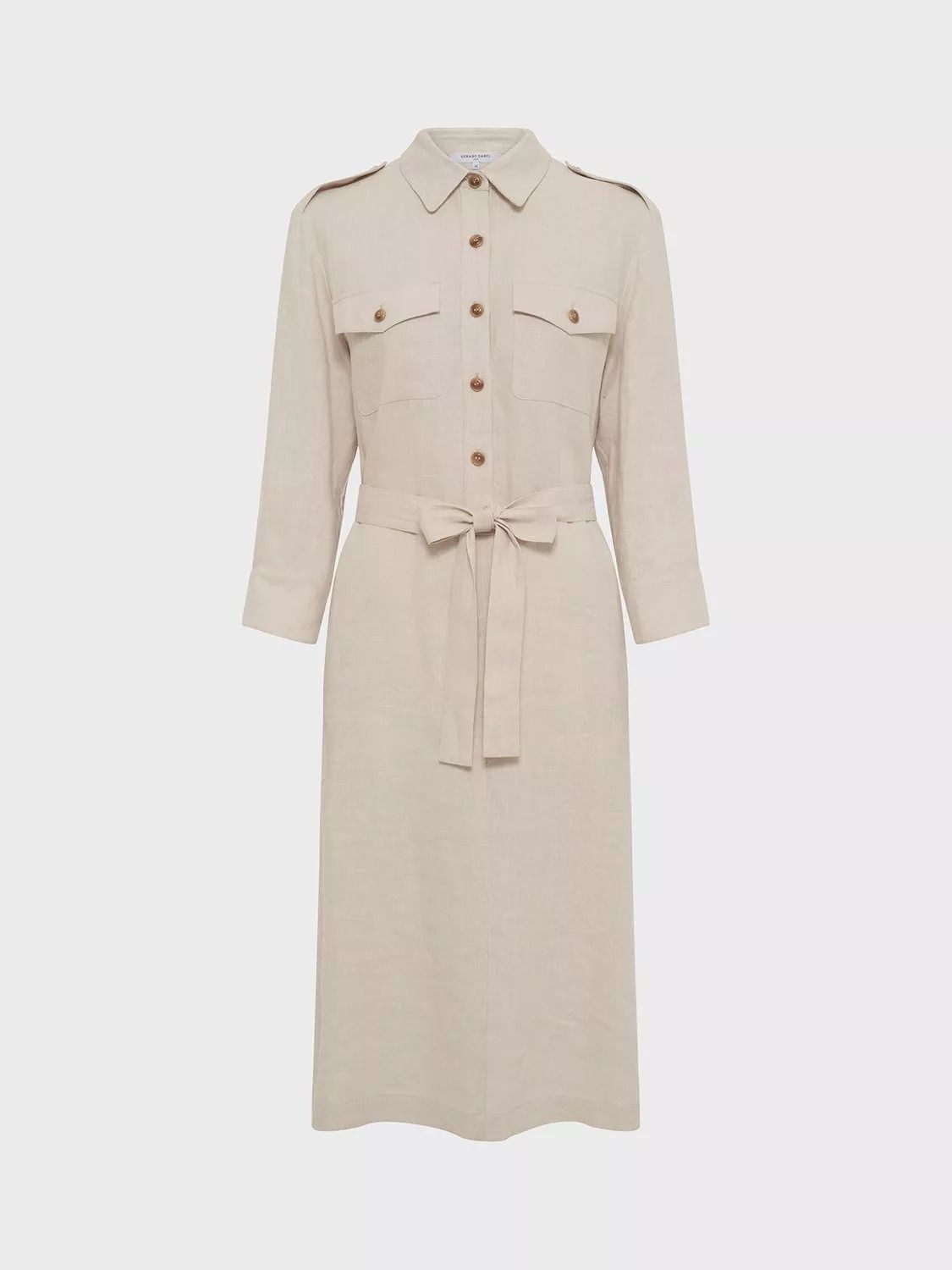 셔츠 드레스 네츄럴 Paulina Shirt Dress, Natural 113073446