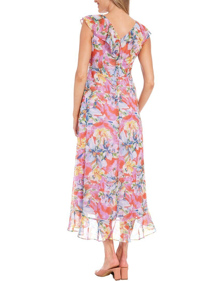 런던 랩 맥시 드레스 London Times Ruffle Wrap Maxi Dress 1050201047