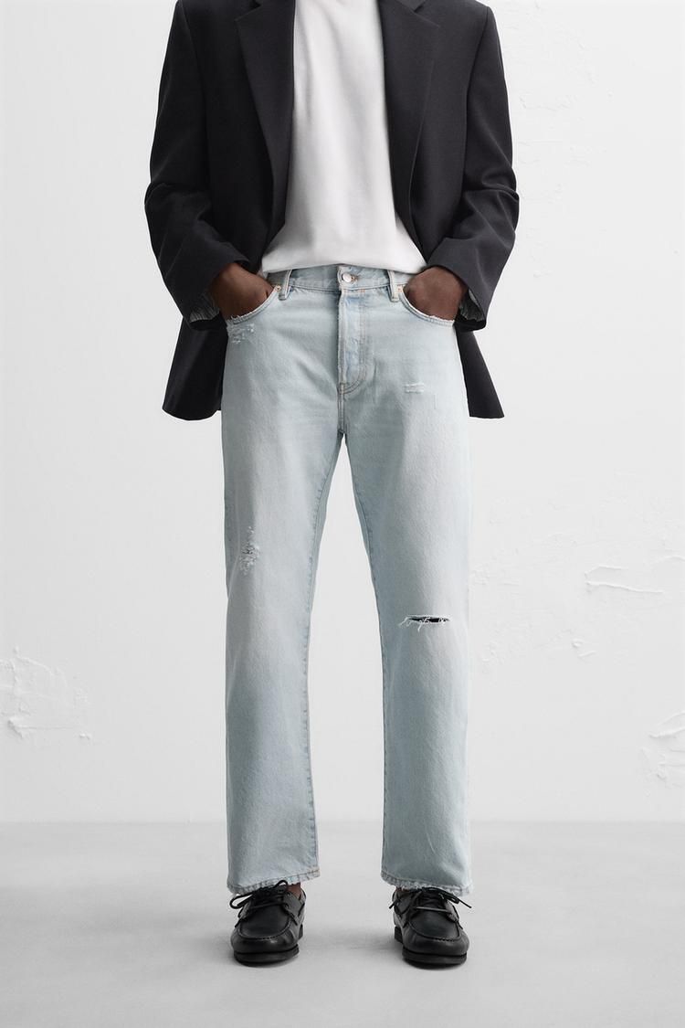 스트레이트 앵클 리미티드 에디션  데님 STRAIGHT-LEG ANKLE LIMITED EDITION JEANS 427890685