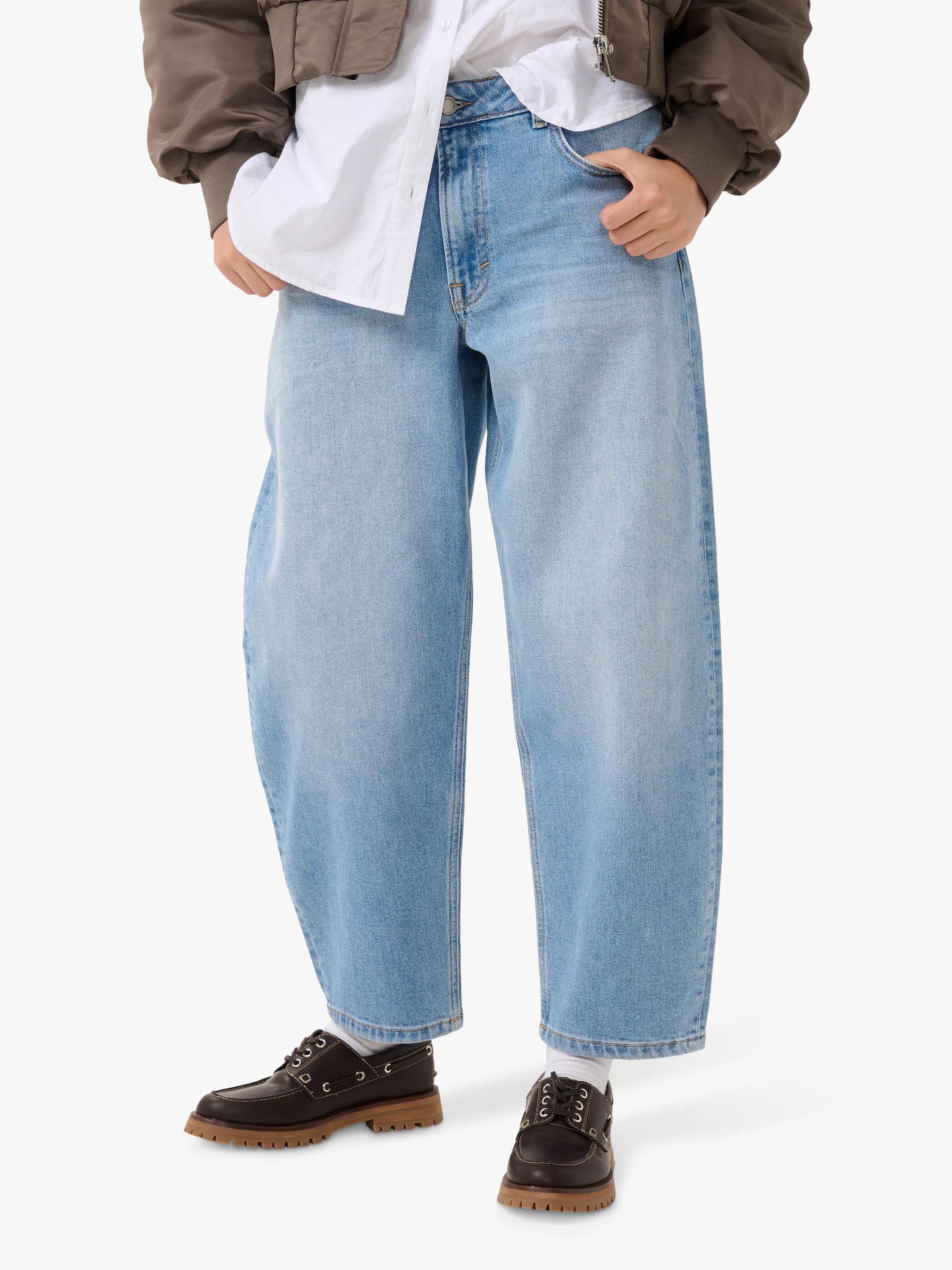 테이퍼드 데님 라이트 블루 워시 Baloo Tapered Jeans, Light Blue Wash 112973696