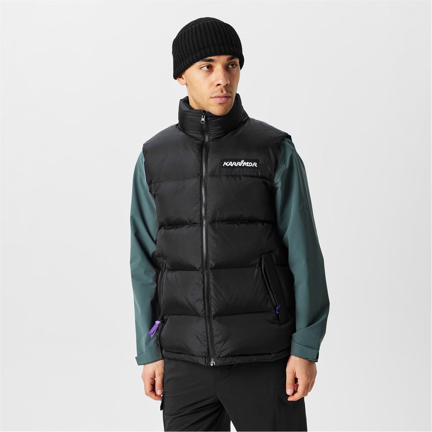 다운 패딩 조끼 남성 블랙 K2 Down Gilet Mens Black 44312703