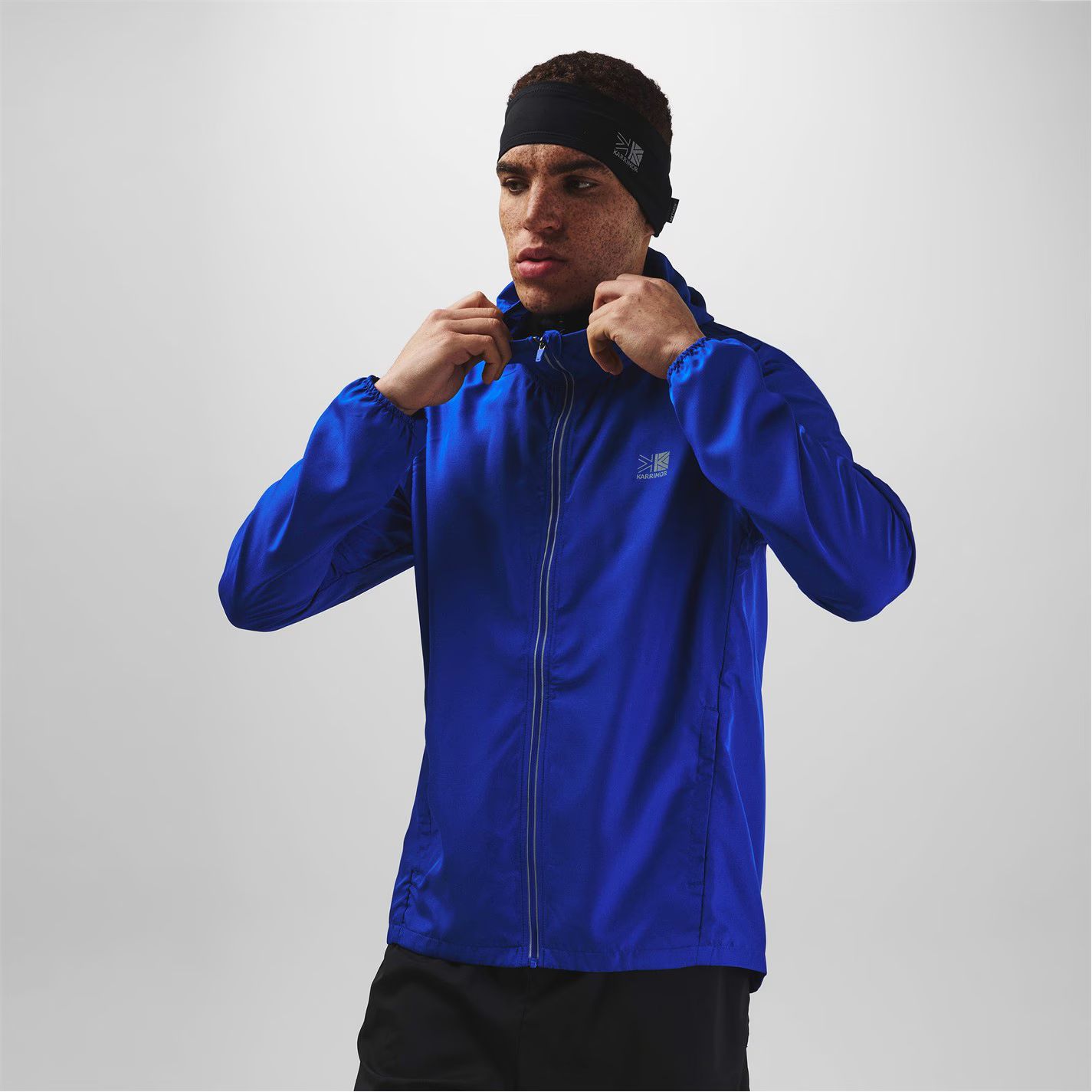 런 자켓 남성 로얄 블루 Run Jacket Mens Royal Blue 45074118