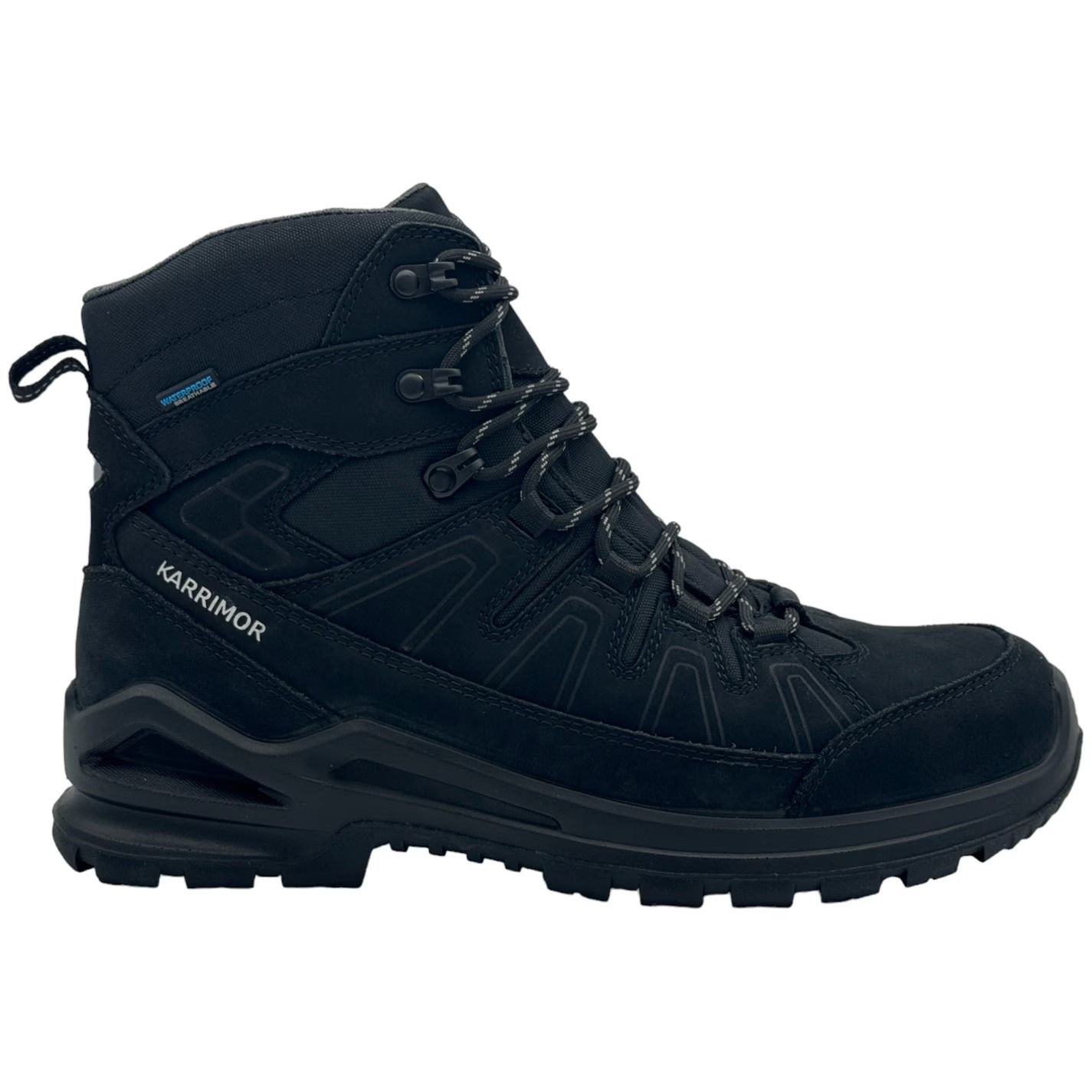 부츠 남성 블랙 Rebel Walking Boots Mens Black 18012003