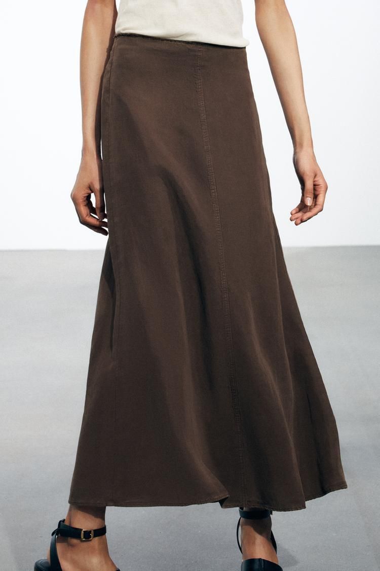 컬렉션 미디 스커트 ZW COLLECTION MIDI SKIRT 447019047