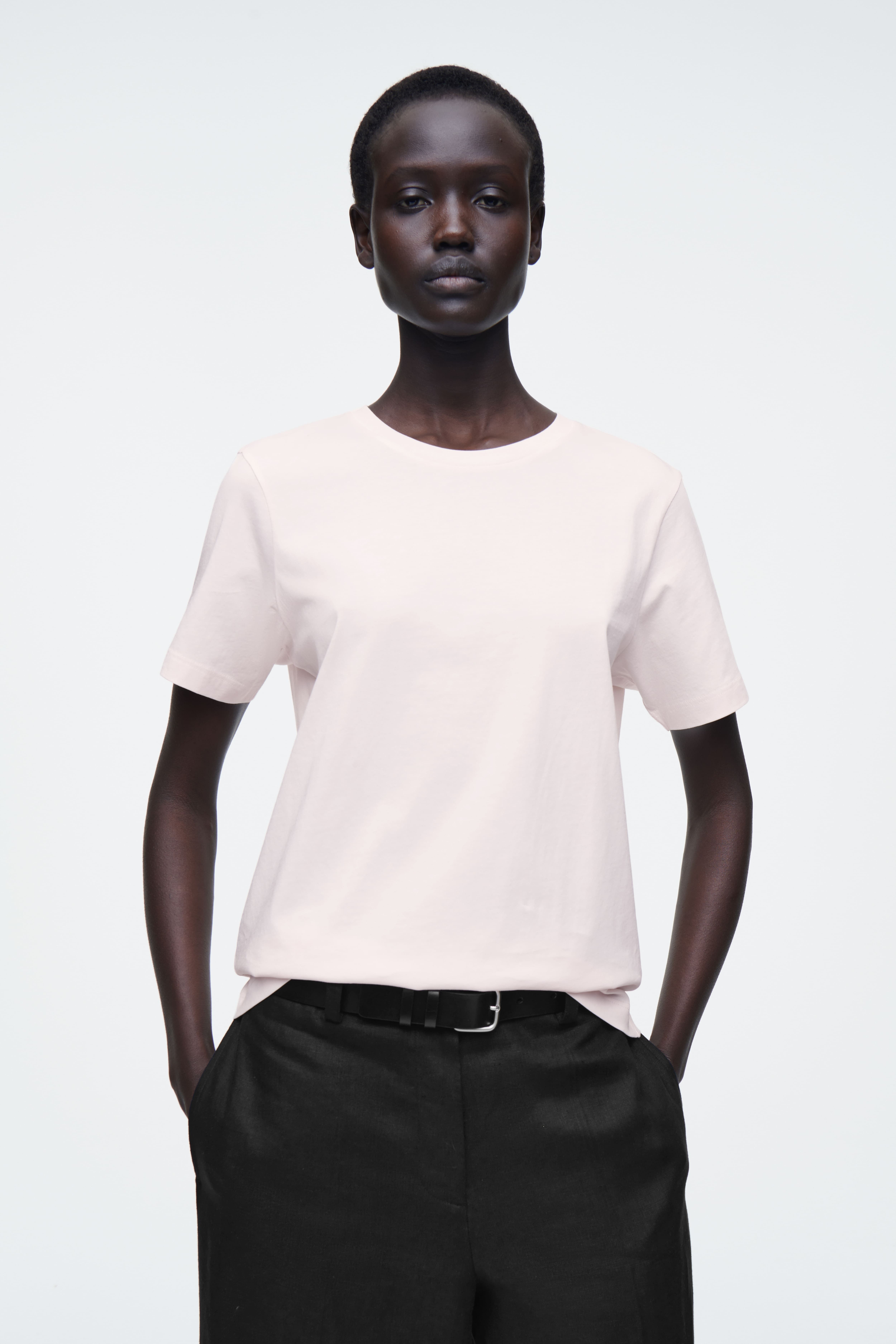 크루넥 코튼 티셔츠 CREW-NECK COTTON T-SHIRT 1277143002