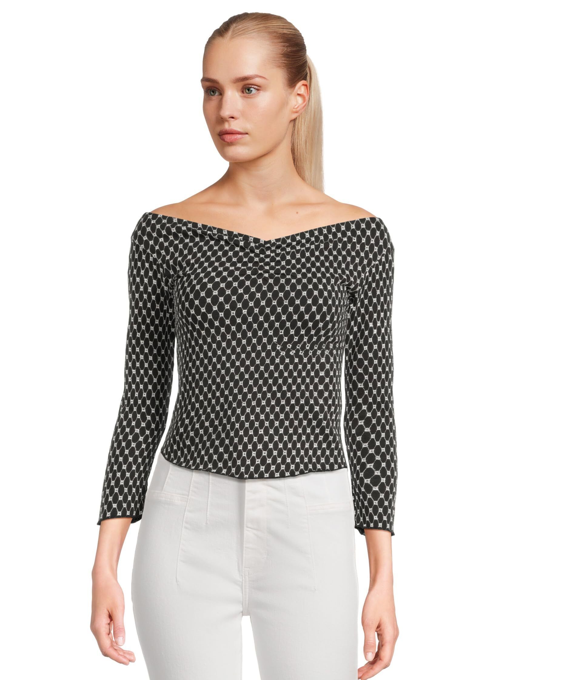 탑 Gia Eyelet Top 10014724 181562
