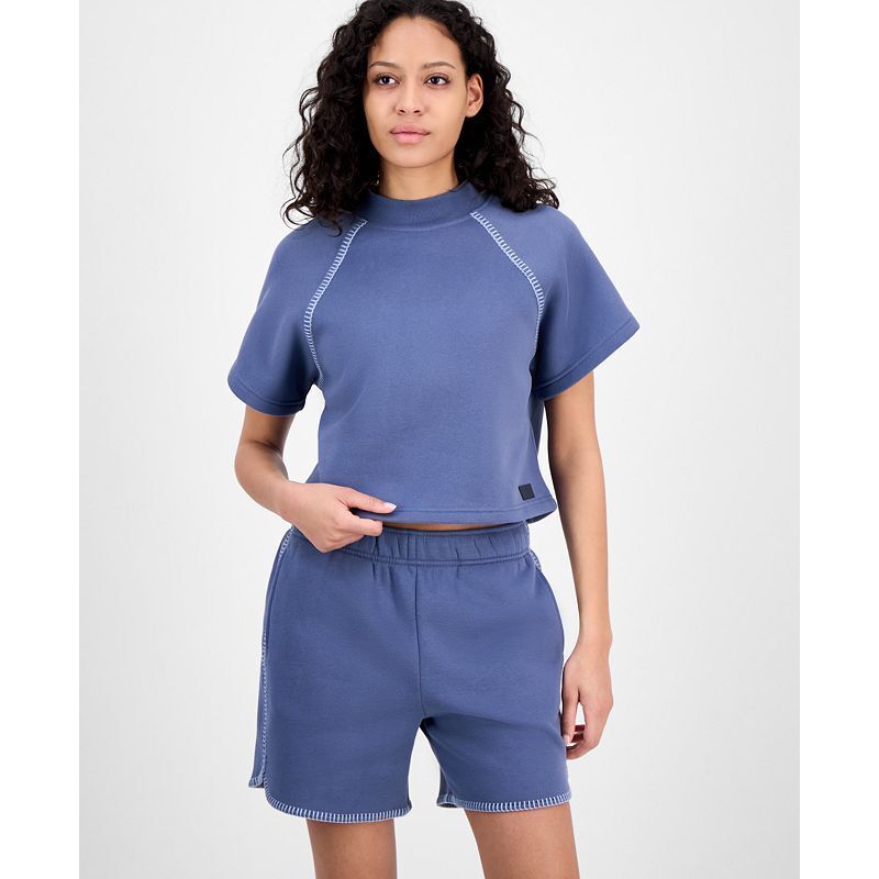 여성 반팔 크루넥 스웻셔츠 Women's Short-Sleeve Crewneck Sweatshirt 20974790 Desert Blue