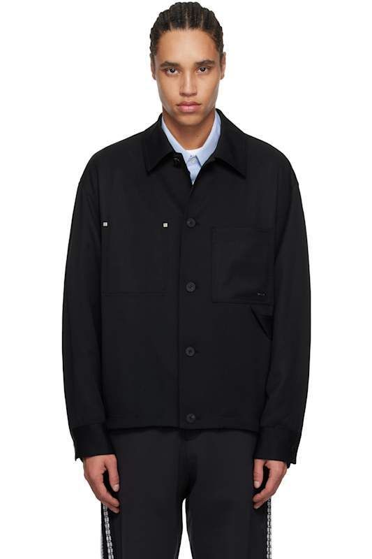 블랙 포켓 디테일 셔츠 Black Pocket Detail Shirt 17347301