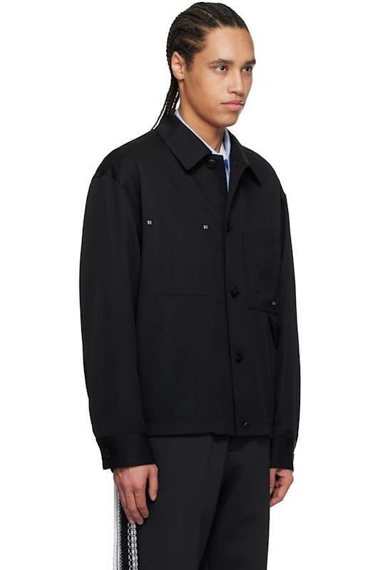블랙 포켓 디테일 셔츠 Black Pocket Detail Shirt 17347301
