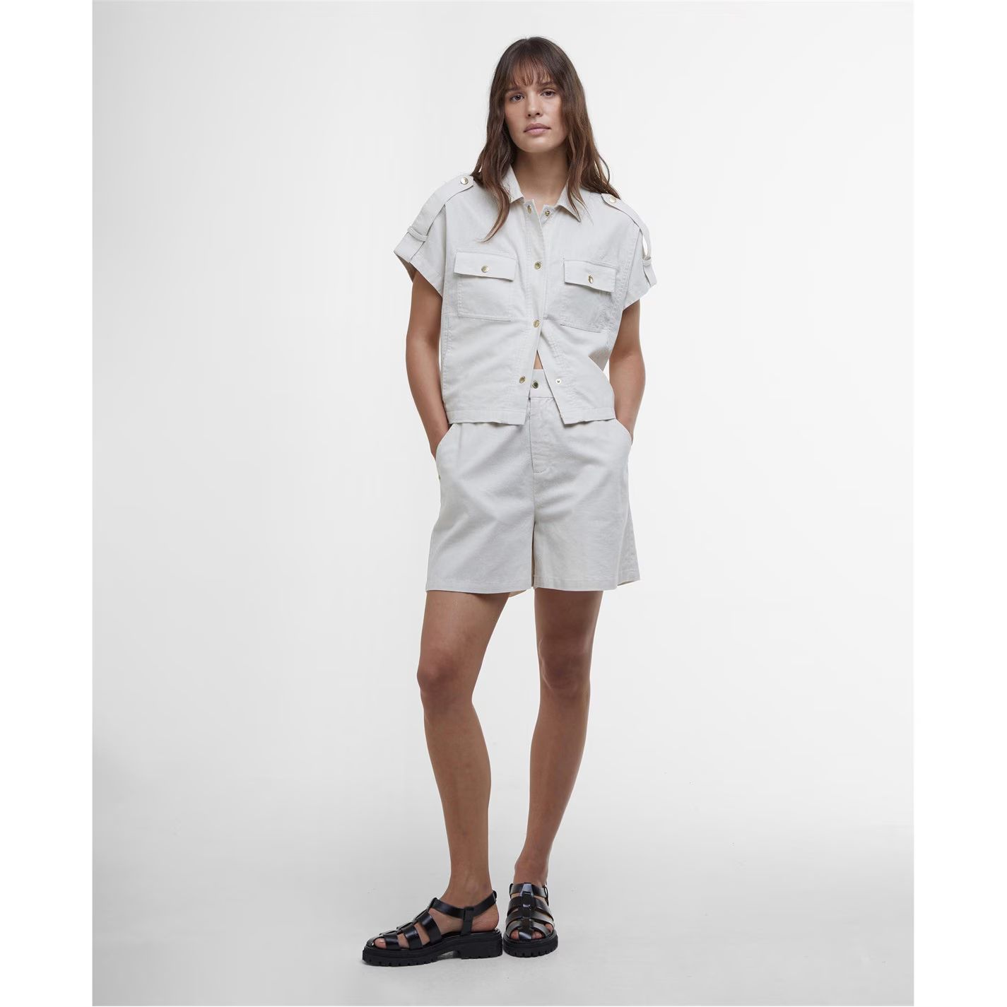 바지 라이트 스톤 Pryia Shorts Light Stone 57448104