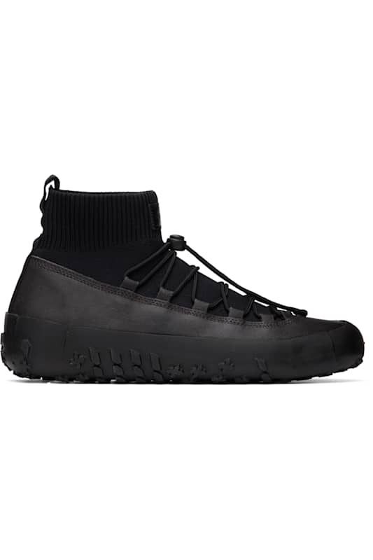 블랙 랩 스니커즈 Black Vibram Wrap On Sneakers 17162751