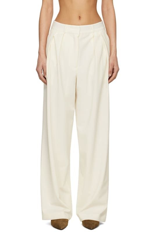 오프화이트 플리츠 바지 Off-White Ripley Pleated Trousers 17717471