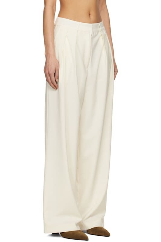 오프화이트 플리츠 바지 Off-White Ripley Pleated Trousers 17717471