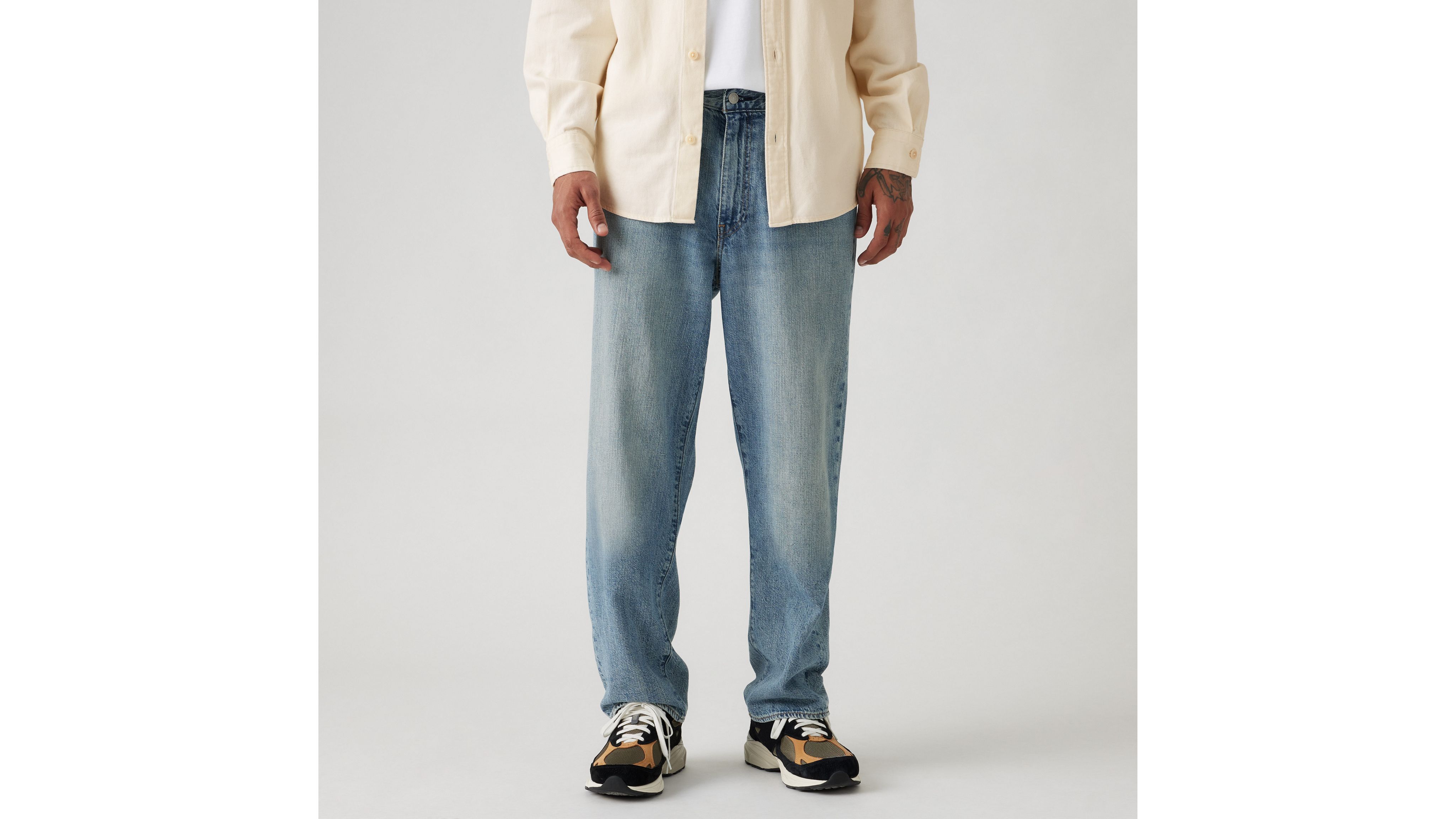 루즈 데님 남성 568™ Loose Linen+ Denim Men's Jeans 290370085