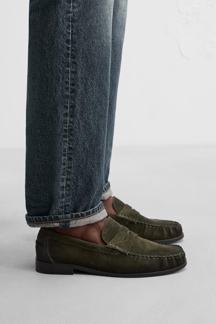 리미티드 에디션  가죽 페니 로퍼 LIMITED EDITION LEATHER PENNY LOAFERS 421238386
