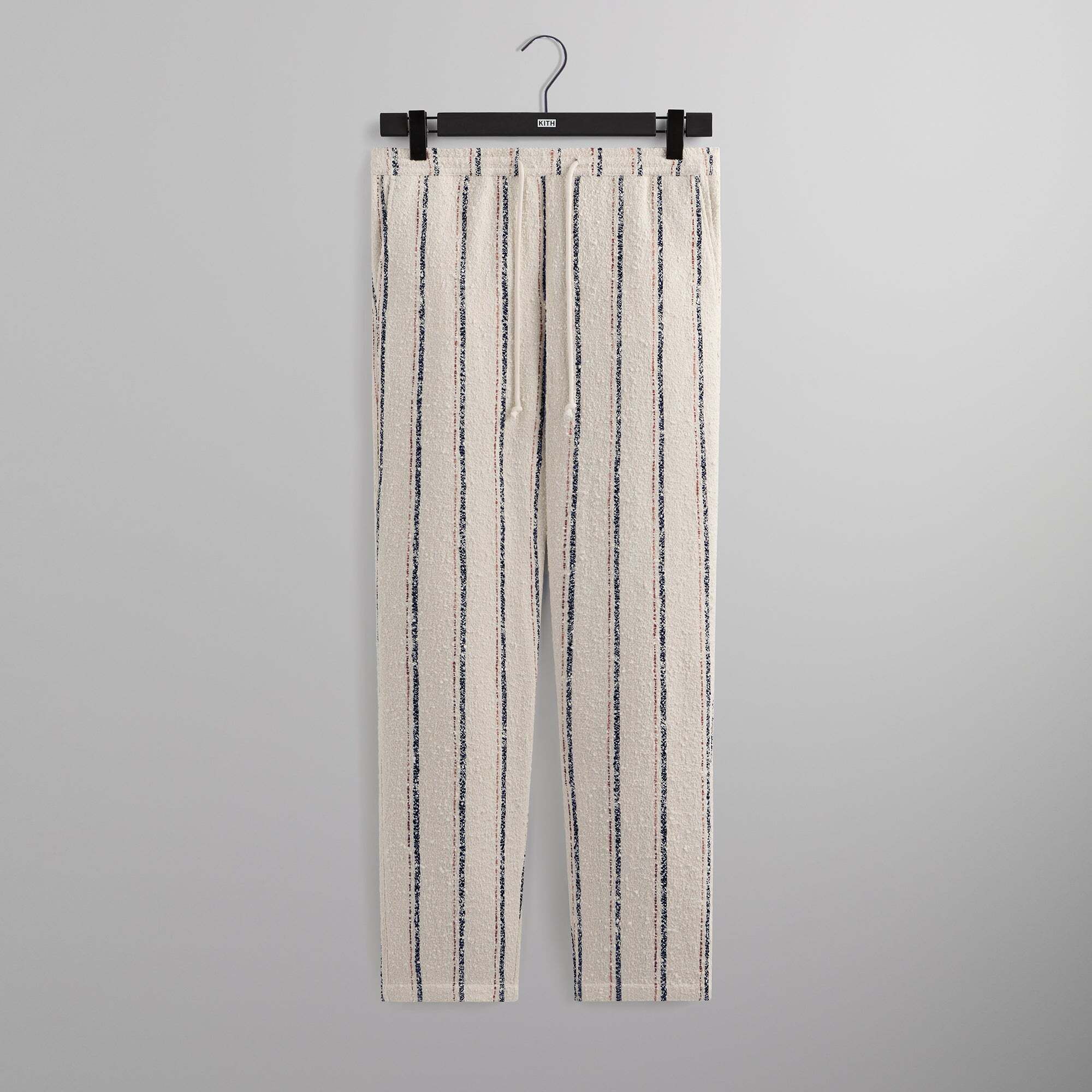 스트라이프 부클 팬츠 Kith Striped Boucle Barrow Pant - Whisper 8284981133440