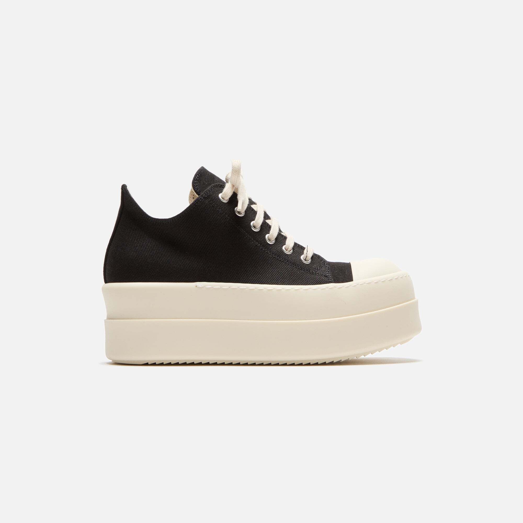 우먼스 더블 로우 스니커즈 블랙 Rick Owens WMNS DRKSHDW Double Bumper Low Sneakers - Black  8284588507264