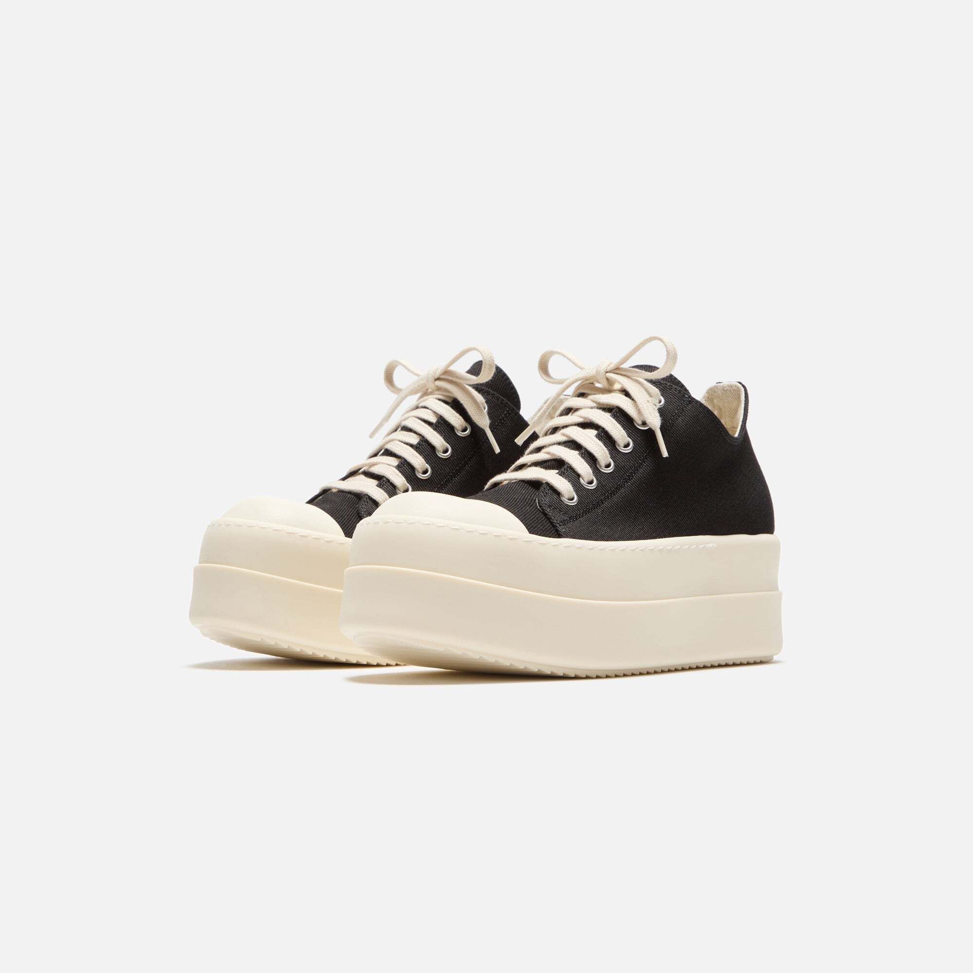 우먼스 더블 로우 스니커즈 블랙 Rick Owens WMNS DRKSHDW Double Bumper Low Sneakers - Black  8284588507264