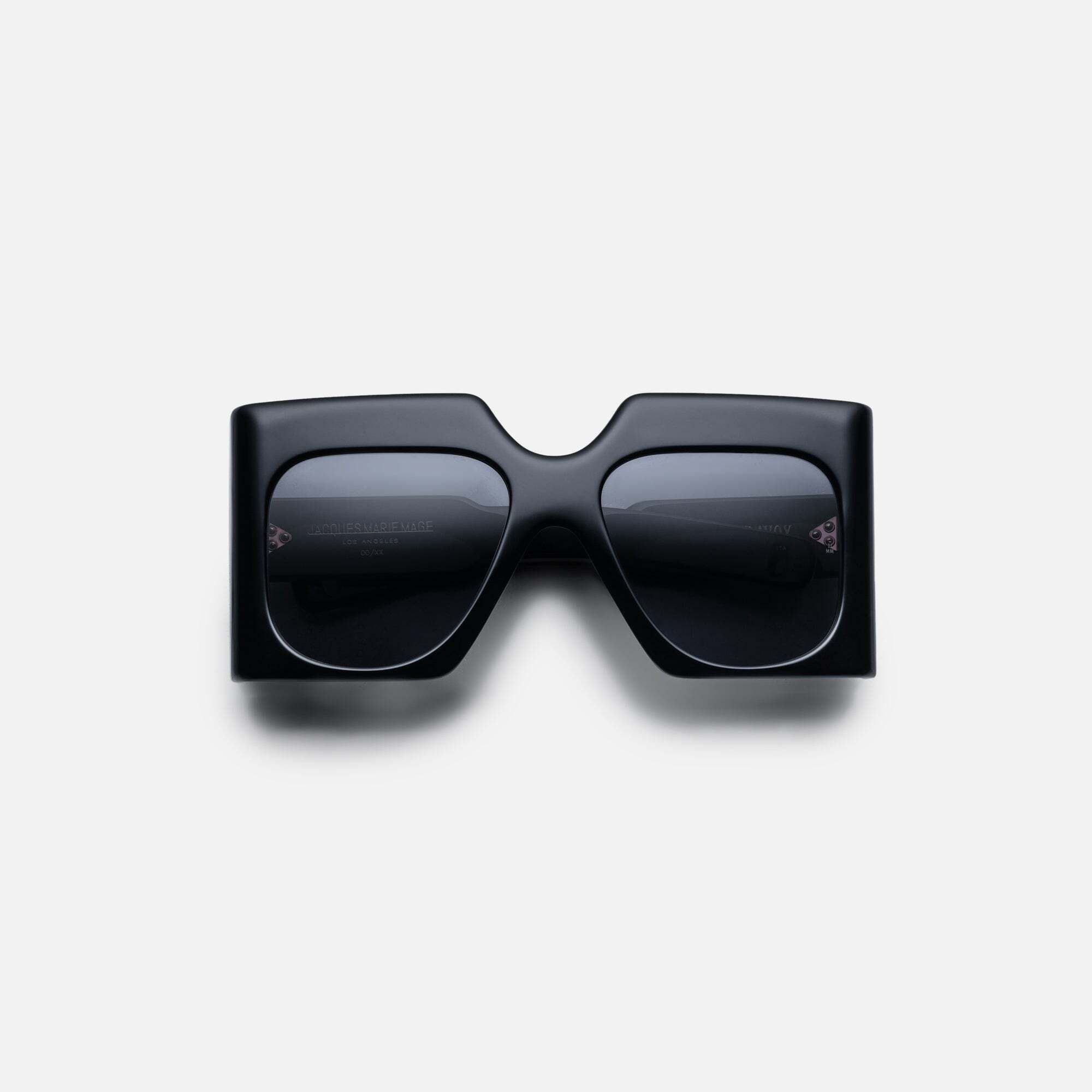 마리 프레임 젯 다크 골드 블랙 Jacques Marie Mage Ultravox Frame Jet Lens Dark Gold Hardware - Black 7731272417408