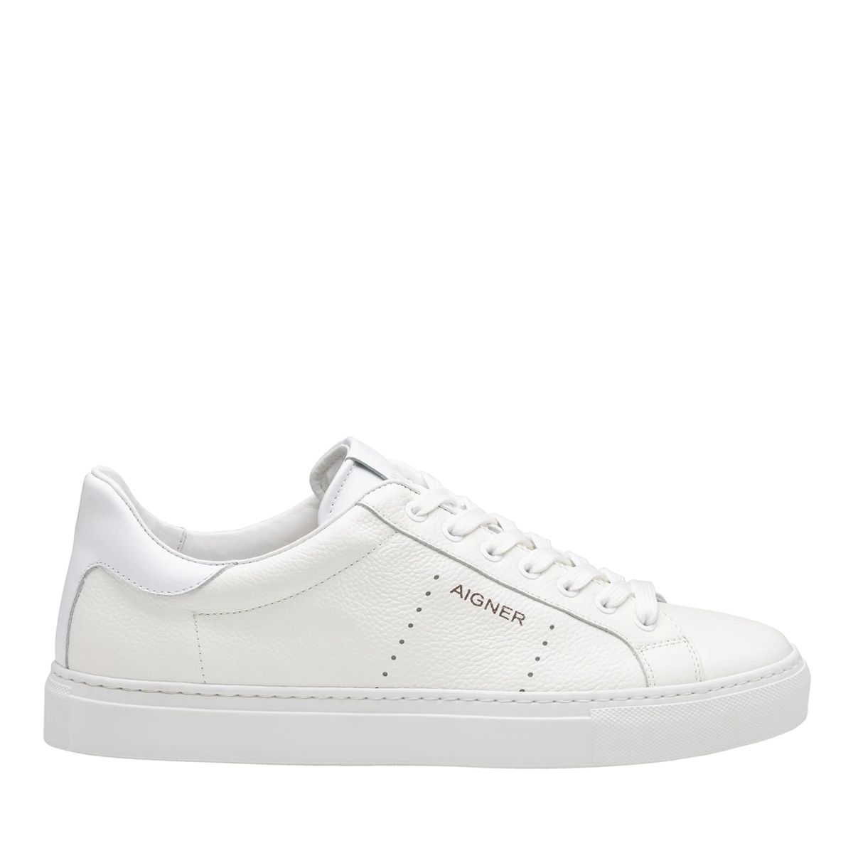 스니커즈 화이트 로우 AIGNER Sneakers DAVID 1F weiss                        Low-Top Sneaker A0625995