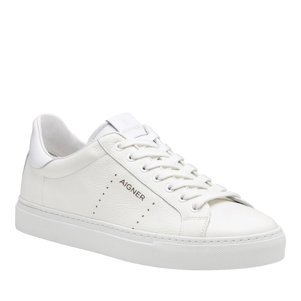스니커즈 화이트 로우 AIGNER Sneakers DAVID 1F weiss                        Low-Top Sneaker A0625995