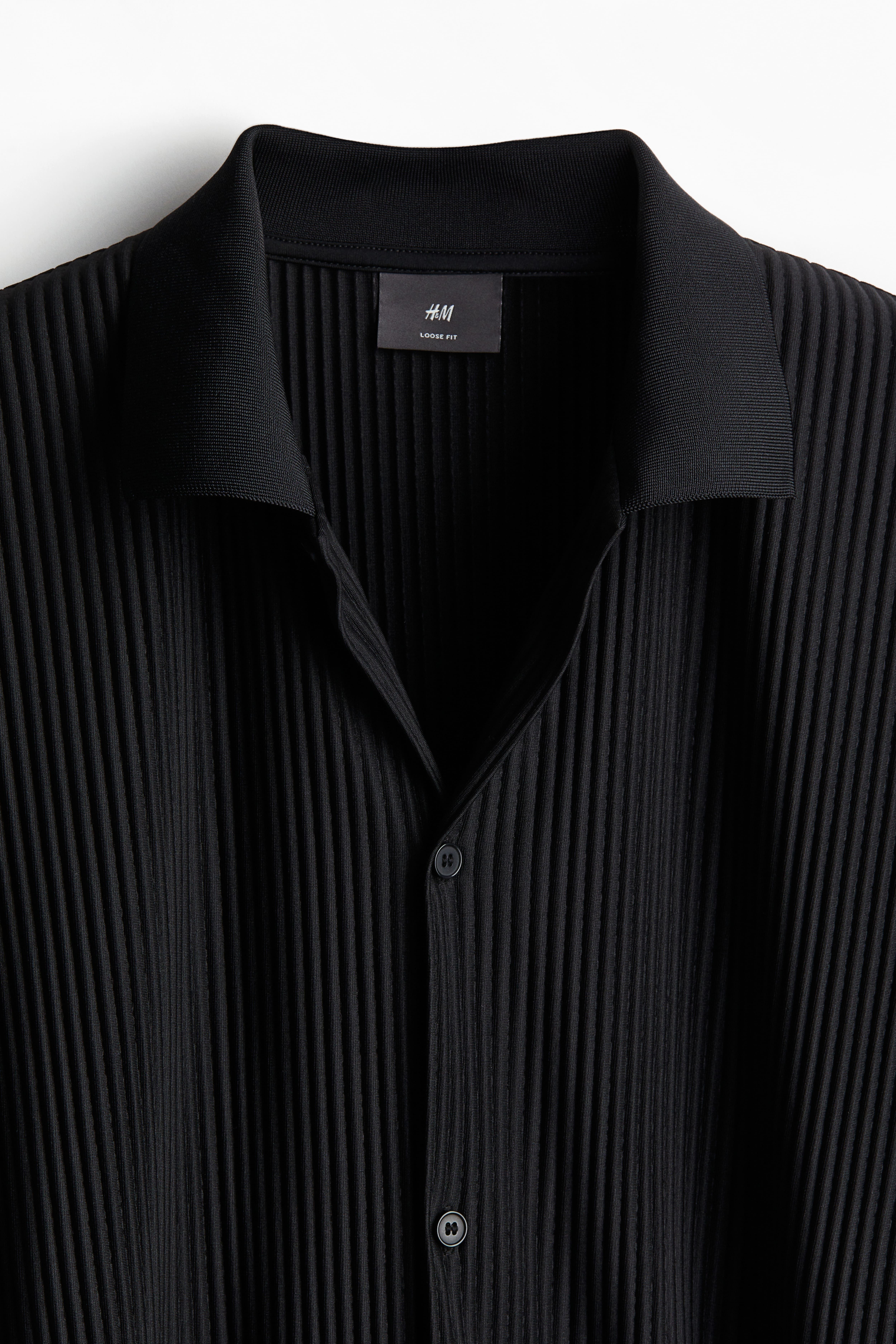 루즈 핏 플리츠 셔츠 Loose Fit Pleated shirt 1229332001
