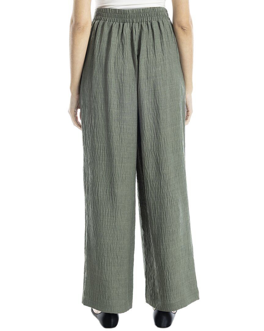 막스 스튜디오 텍스쳐드 우븐 와이드 팬츠 Max Studio Textured Woven Wide Leg Pant 1411341428