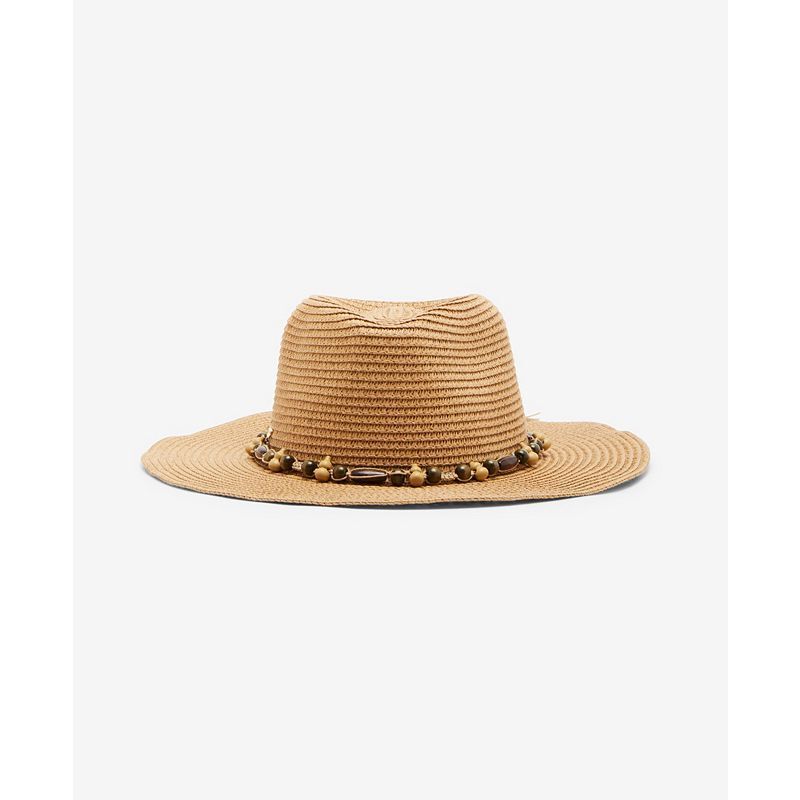 트리밍 웨스턴 모자 Beaded Trim Western Hat 20510710 Tan