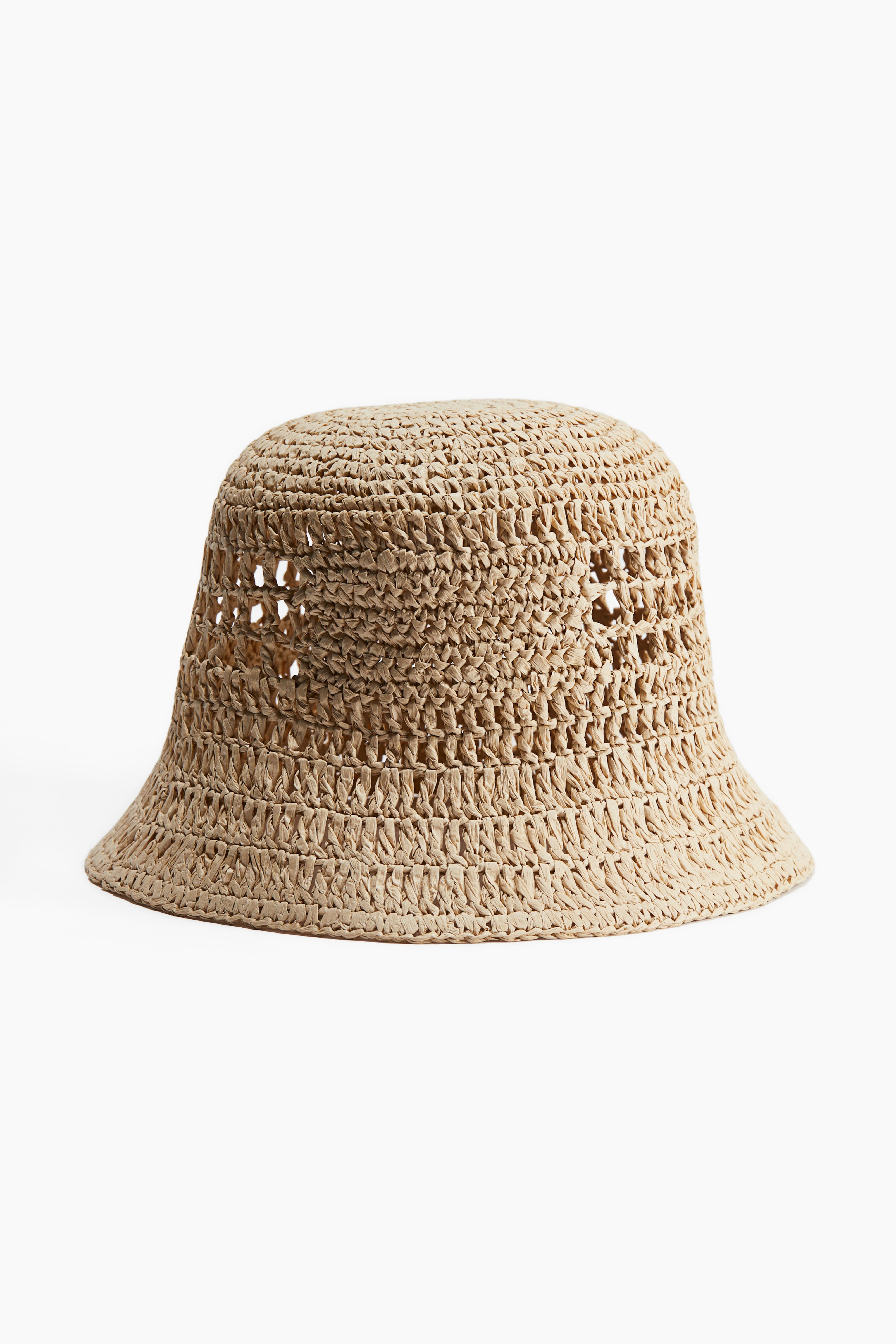 스트로 버킷 모자 Straw bucket hat 1261728001