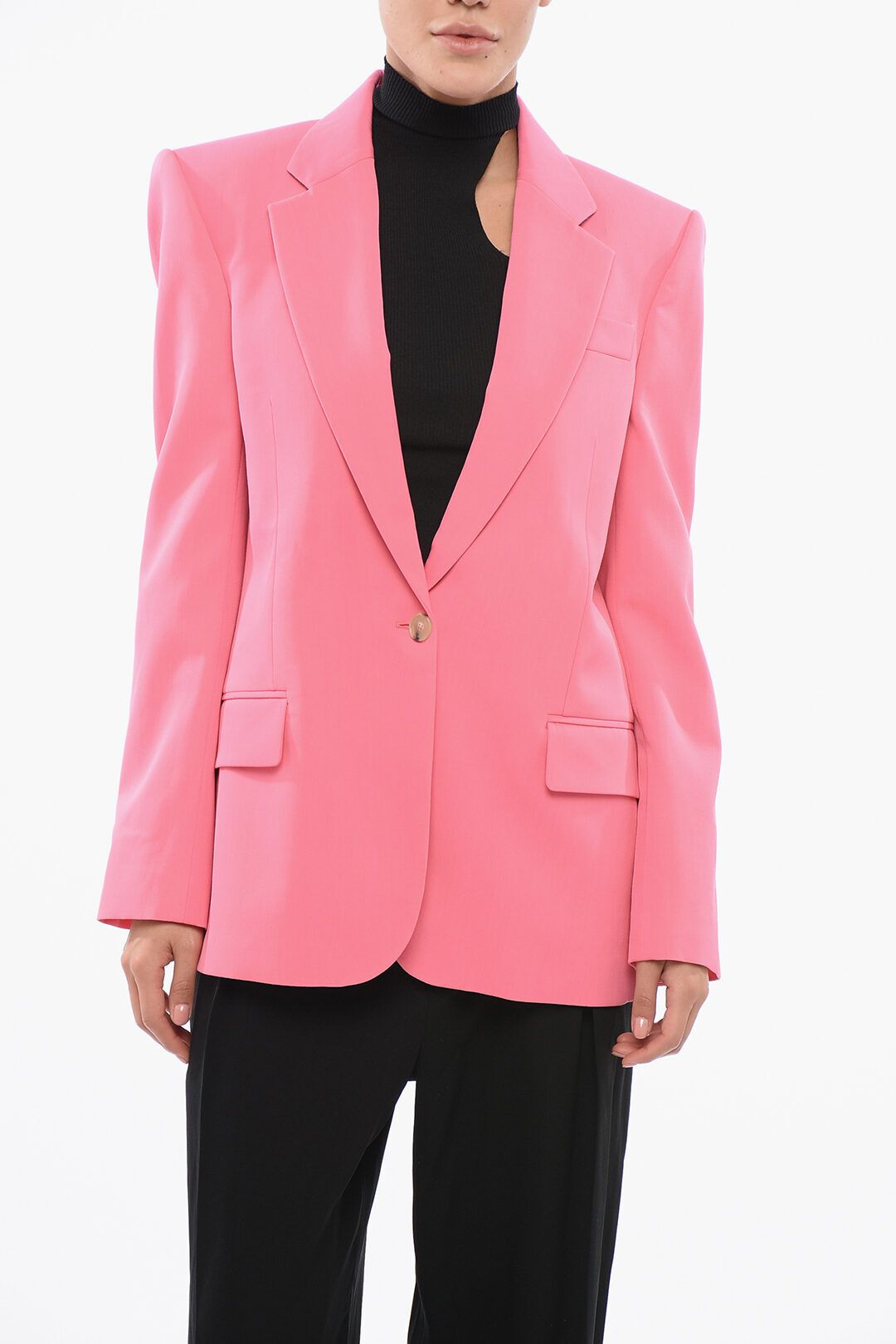 울 블레이저 패디드 Wool Blazer with Padded Shoulders 628543